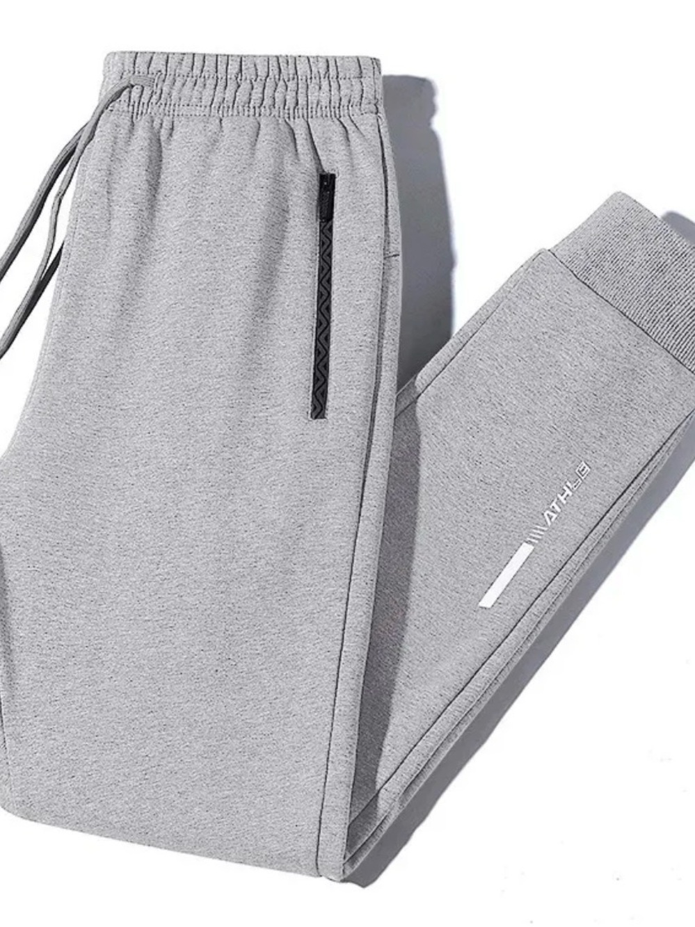 Athle Grey Men's Performance Jogger Pants